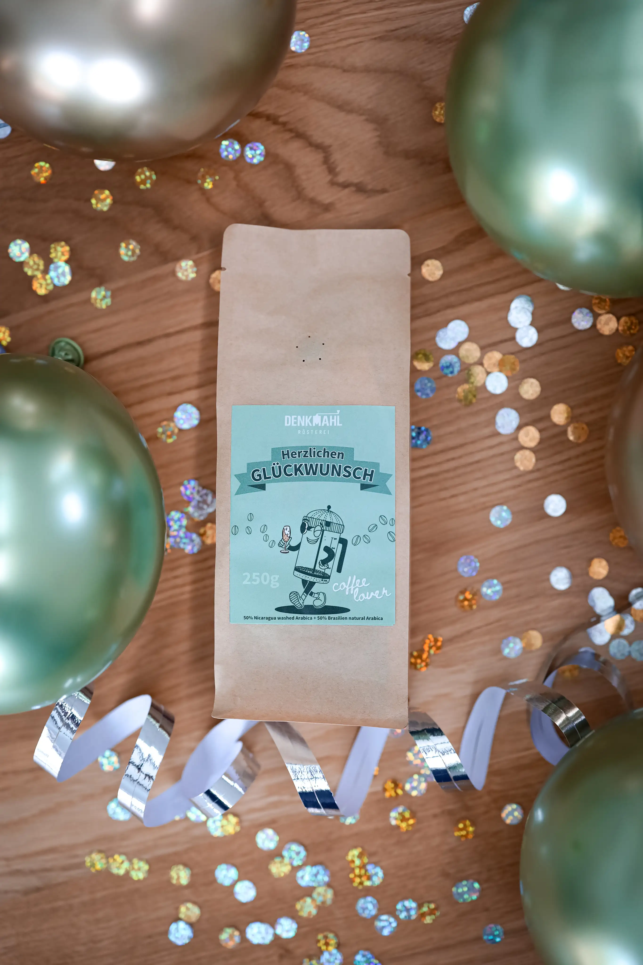 Herzlichen Glückwunsch - Kaffee