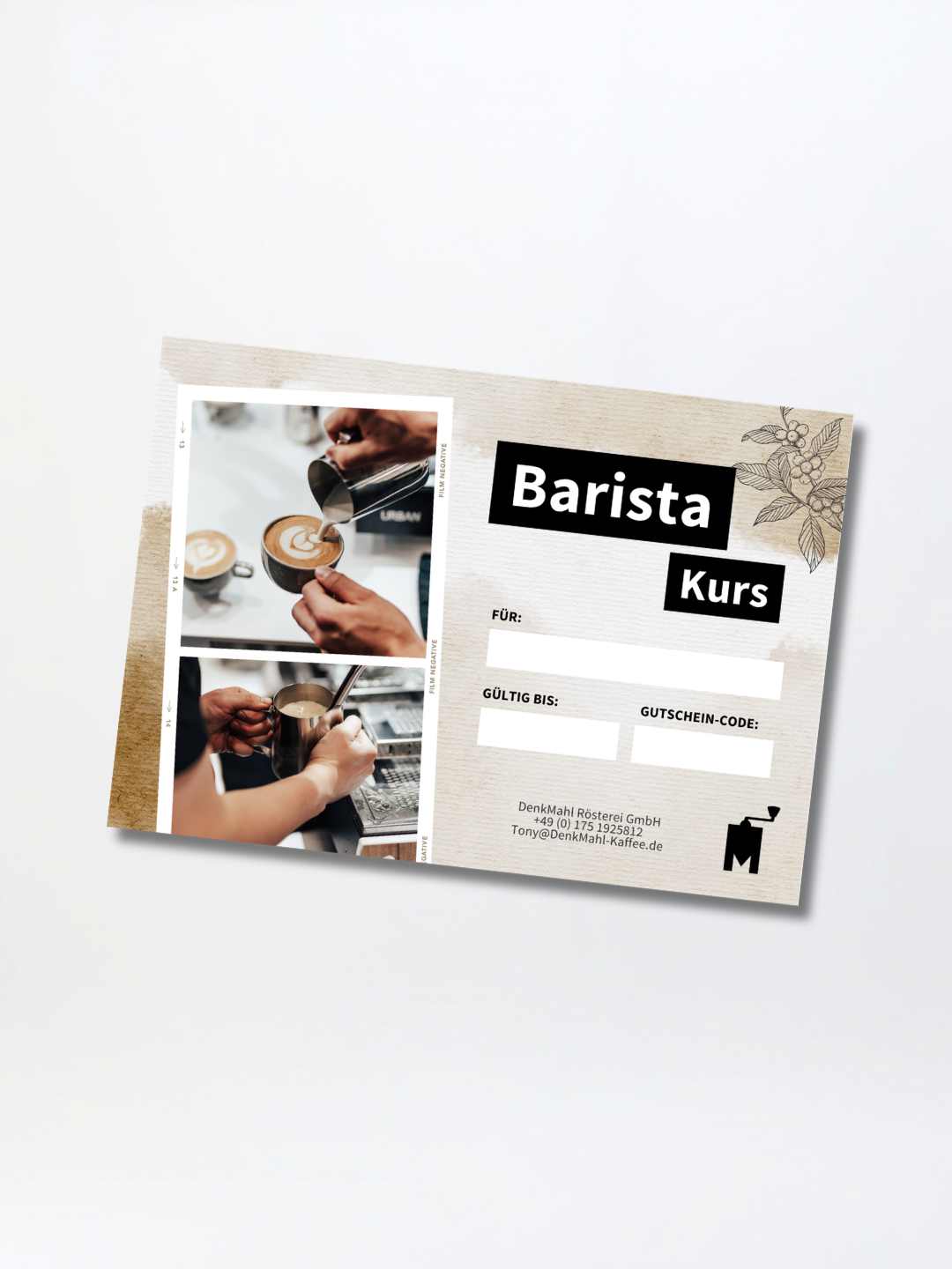 Erlebnisgutschein - Barista Kurs