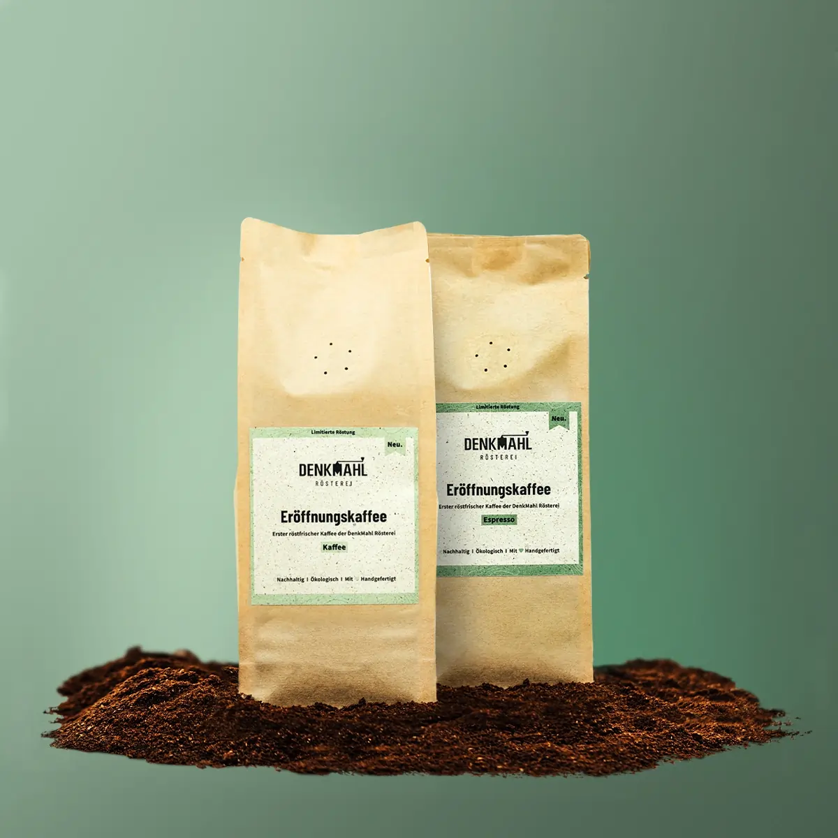 Espresso & Kaffeepulver geröstet 100g Probierpaket