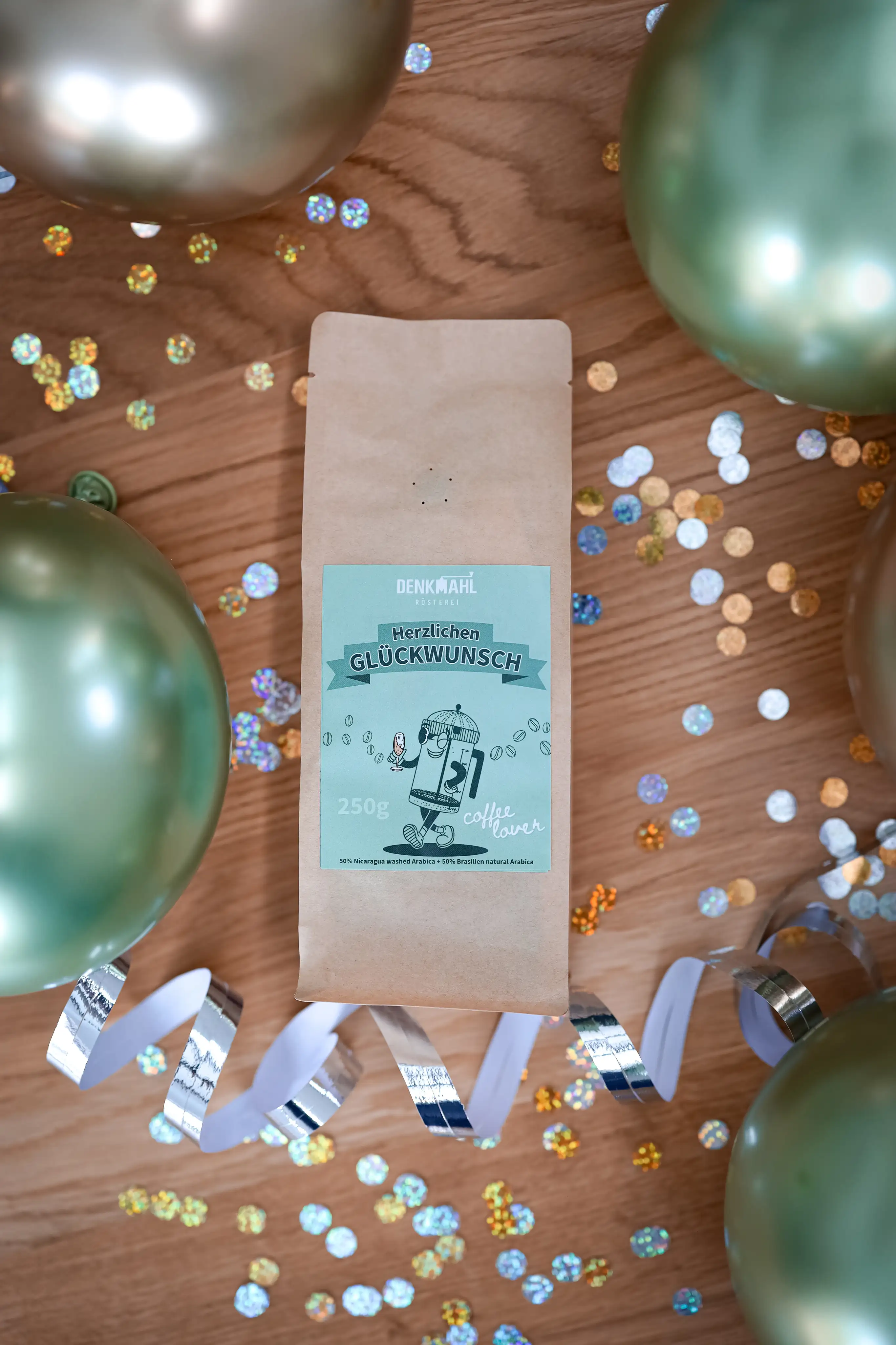 Herzlichen Glückwunsch - Kaffee